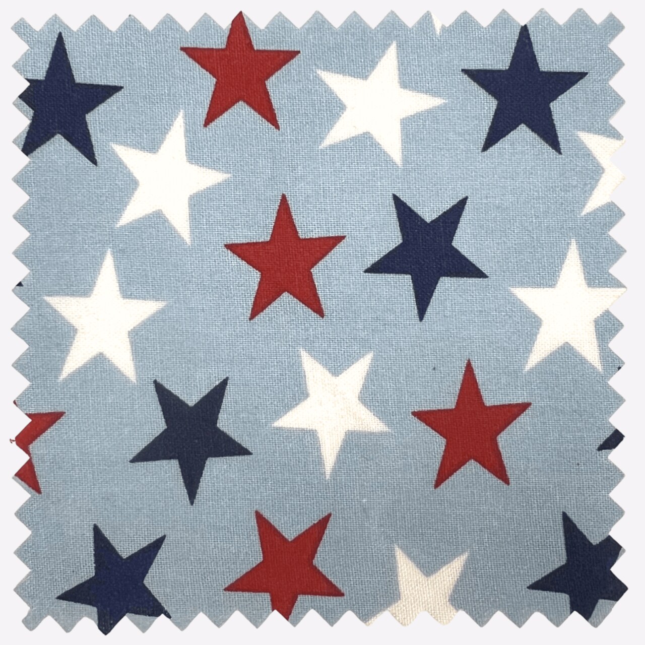 Patriotic Stars 108" Supreme Backings - Large Stars on Light Blue